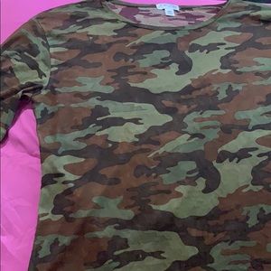 Army print shirt